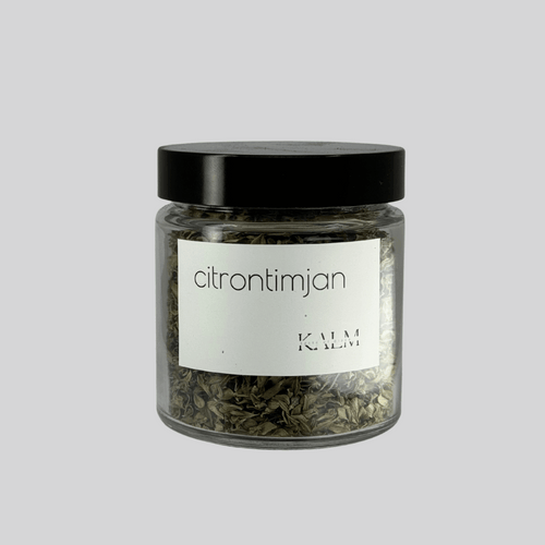 Citrontimjan krydda – handskördad örtkrydda från Öland | Kalm Taste