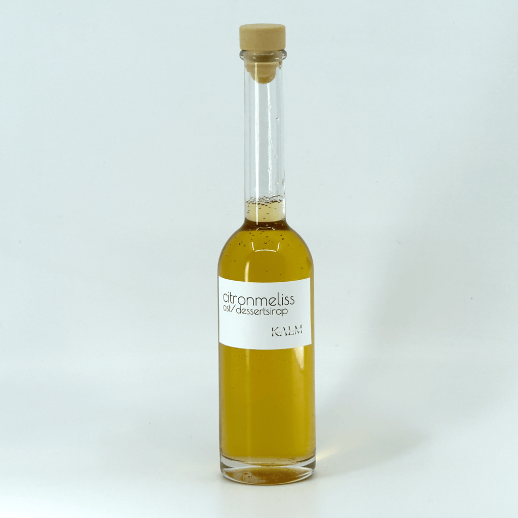 Kalm Taste ostsirap med citronmeliss - handgjord på Öland
