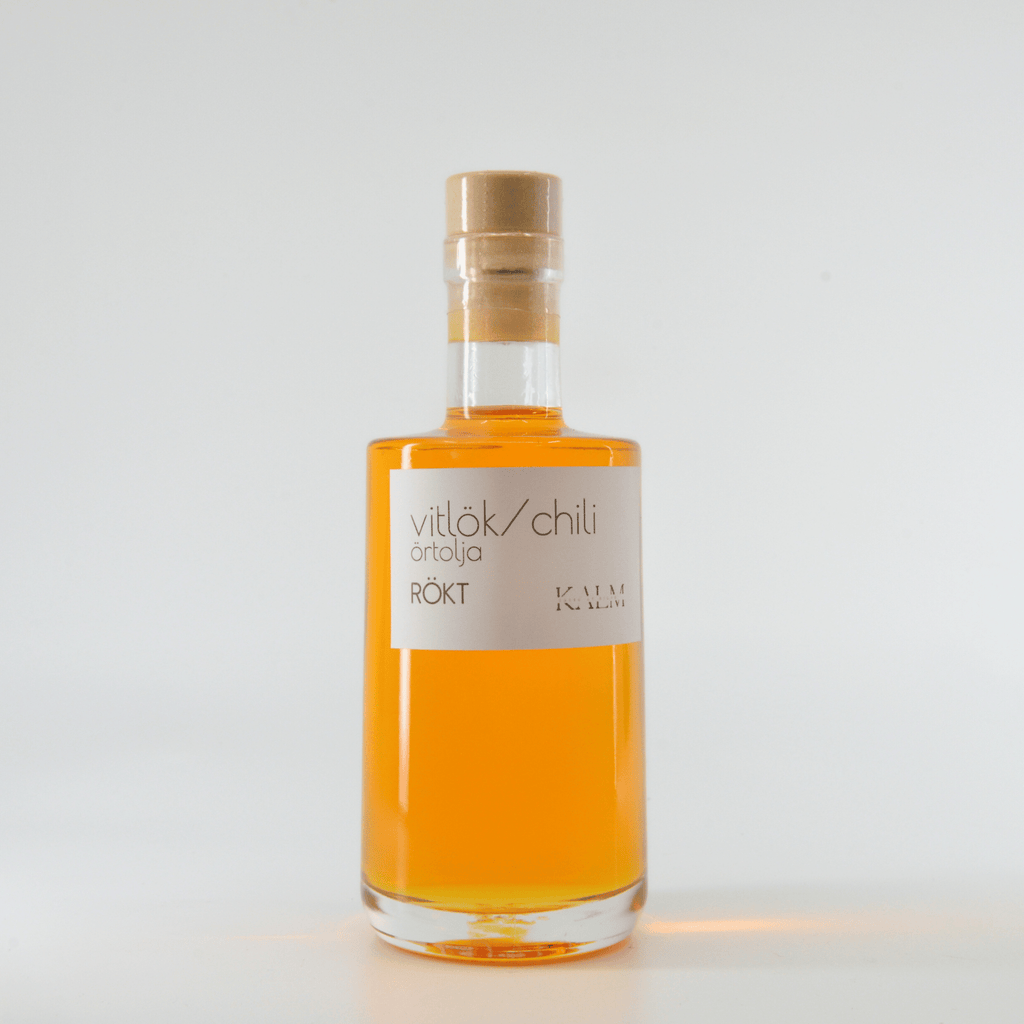 Rökt chili och vitlöksolja